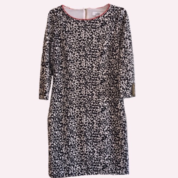 Robe Badgley Mischka Imprimé Animal - Perles Et Paillettes, Taille 10, Neuf Avec Étiquette